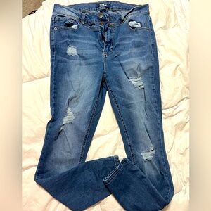 💖👖🌸Blue ink denim skinny jeans